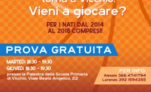 Locandina basket Vicchio