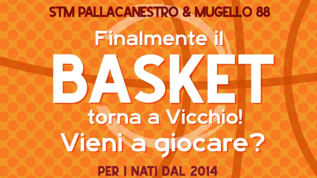 Locandina basket Vicchio