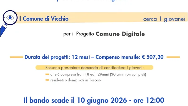1 anno in Comune