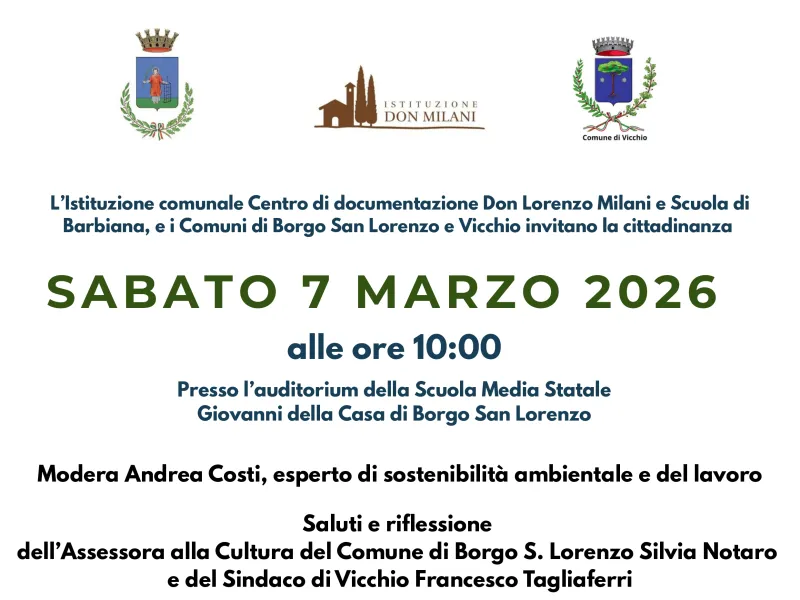 Evento Don Milani 7/03